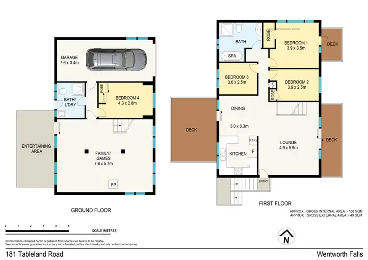 Floorplan of Homely house listing, 181 Tableland Road, Wentworth Falls NSW 2782