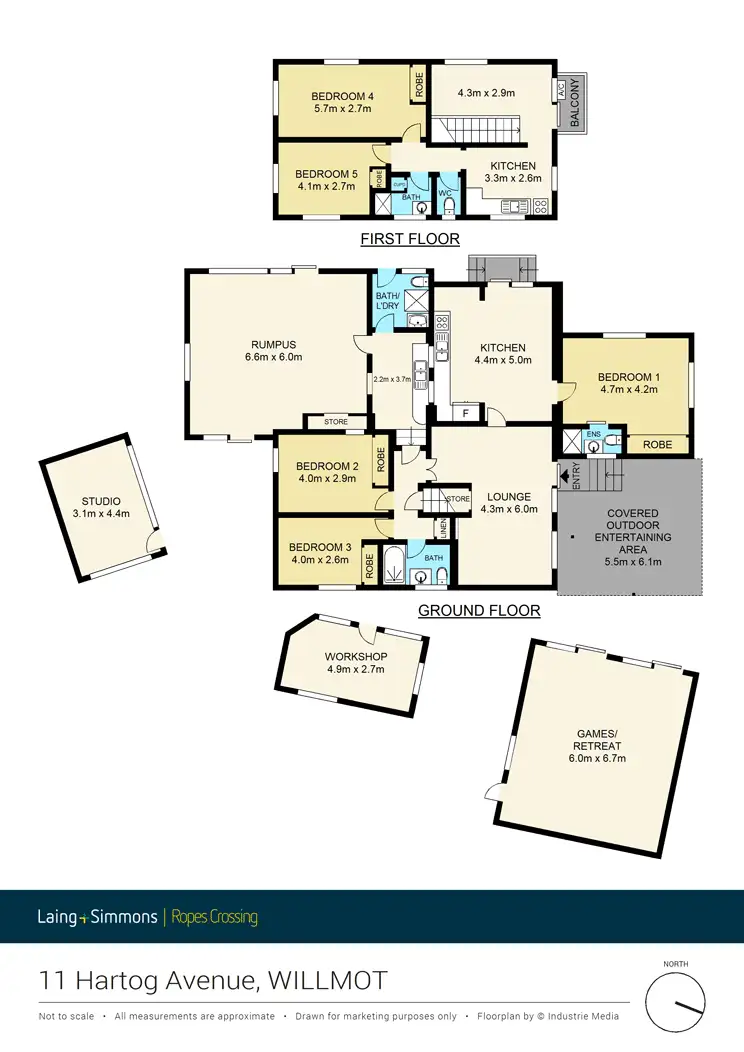 Floorplan of Homely house listing, 11 Hartog Avenue, Willmot NSW 2770