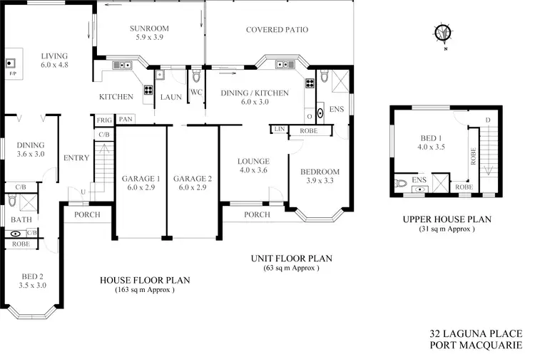 Floorplan of Homely house listing, 32 Laguna Place, Port Macquarie NSW 2444