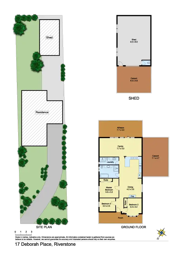Floorplan of Homely house listing, 17 Deborah Pl, Riverstone NSW 2765