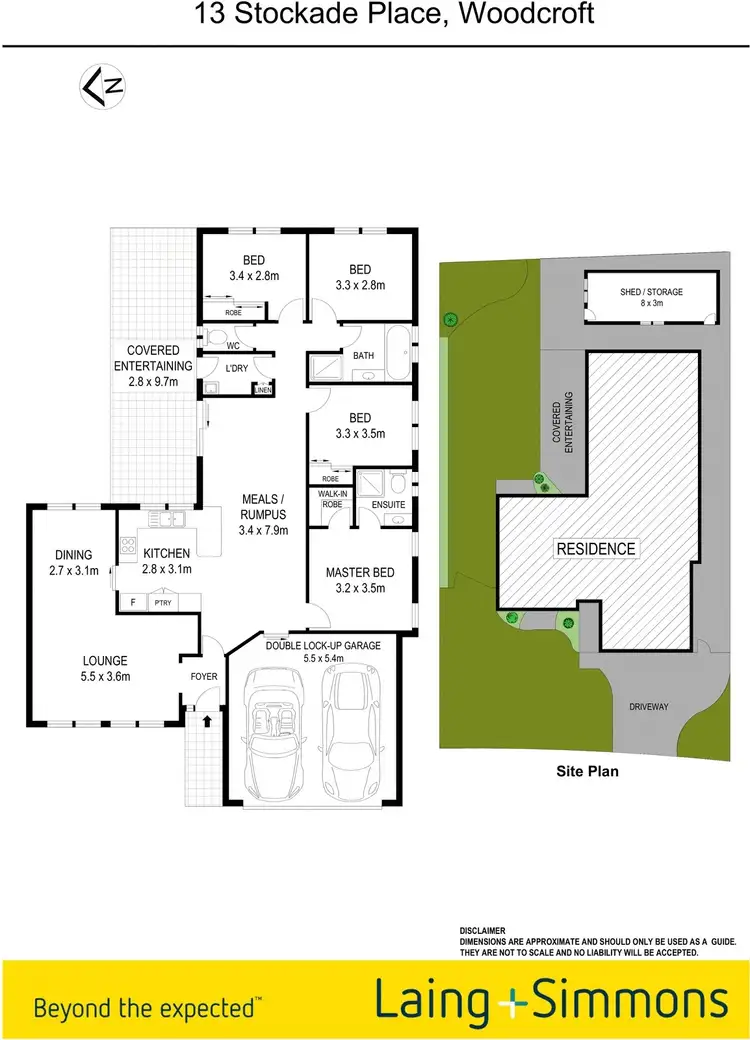 Floorplan of Homely house listing, 13 Stockade Place, Woodcroft NSW 2767