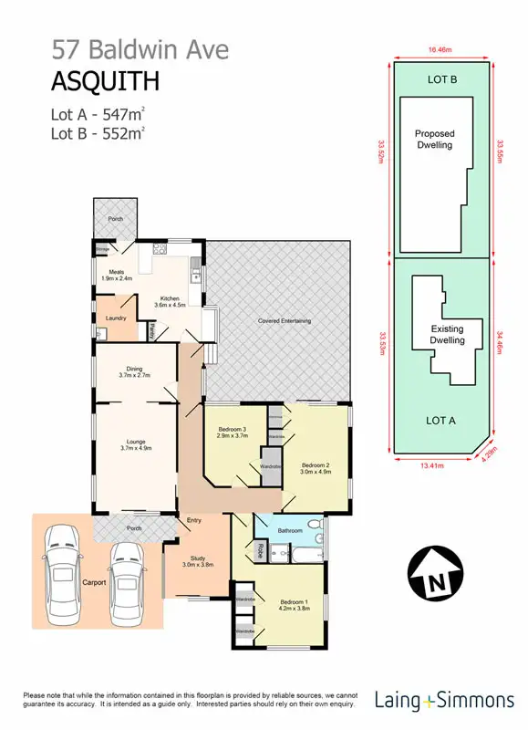 Floorplan of Homely house listing, 57 Baldwin Avenue, Asquith NSW 2077