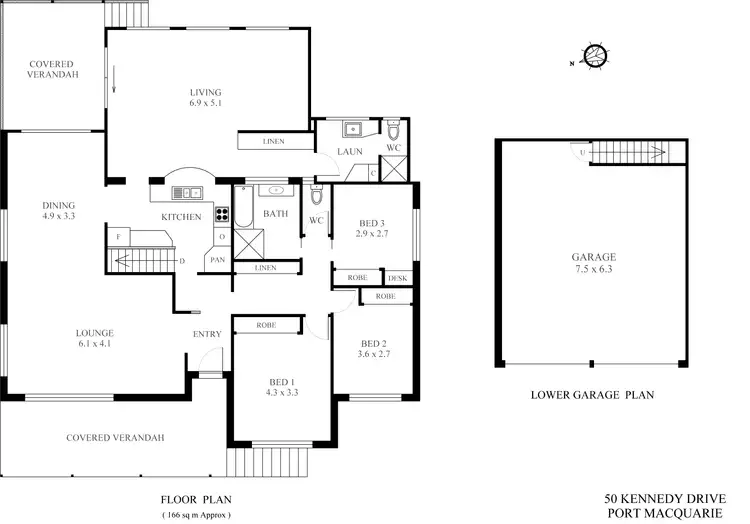 Floorplan of Homely house listing, 50 Kennedy Drive, Port Macquarie NSW 2444