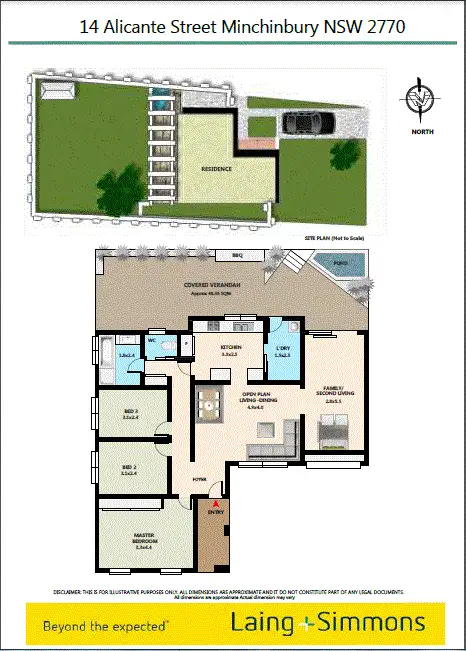 Floorplan of Homely house listing, 14 Alicante Street, Minchinbury NSW 2770