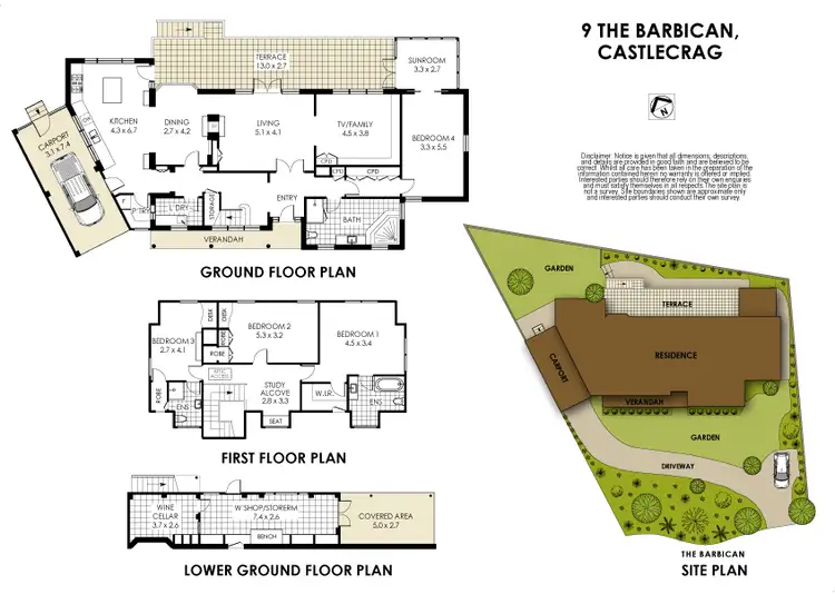 Floorplan of Homely house listing, 9 The Barbican, Castlecrag NSW 2068