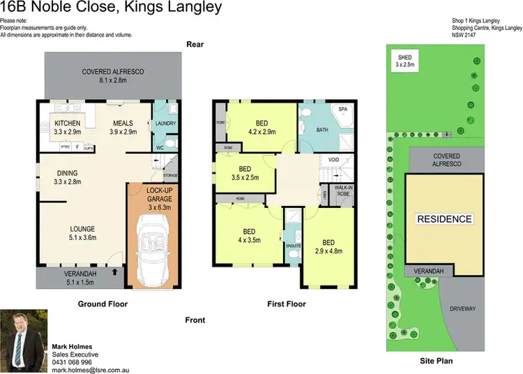 Floorplan of Homely house listing, 16b Noble Close, Kings Langley NSW 2147