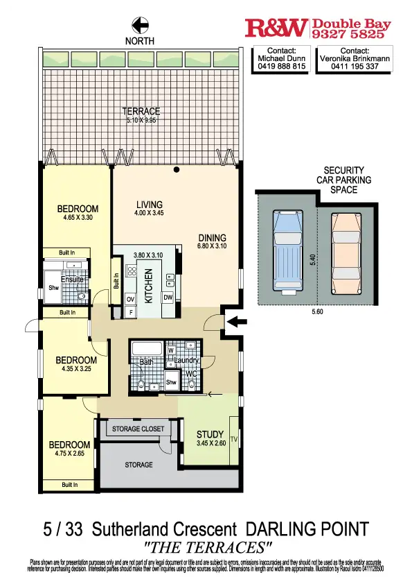 Floorplan of Homely apartment listing, 5/33 Sutherland Crescent, Darling Point NSW 2027