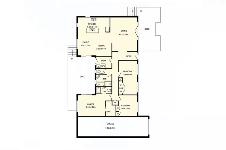 Floorplan of Homely house listing, 5 Verco Street, Hackett ACT 2602