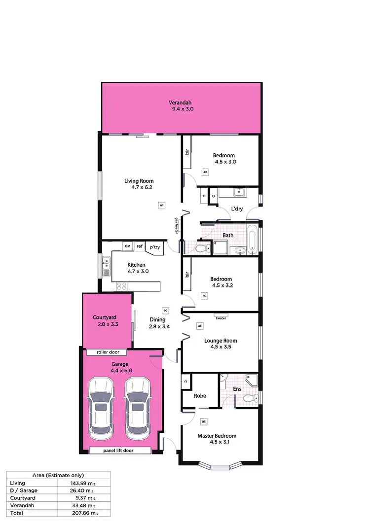 Floorplan of Homely house listing, 10 Samuel Place, Felixstow SA 5070