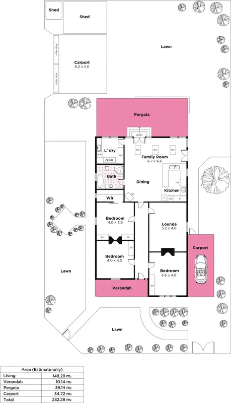 Floorplan of Homely house listing, 53 Tusmore Avenue, Leabrook SA 5068