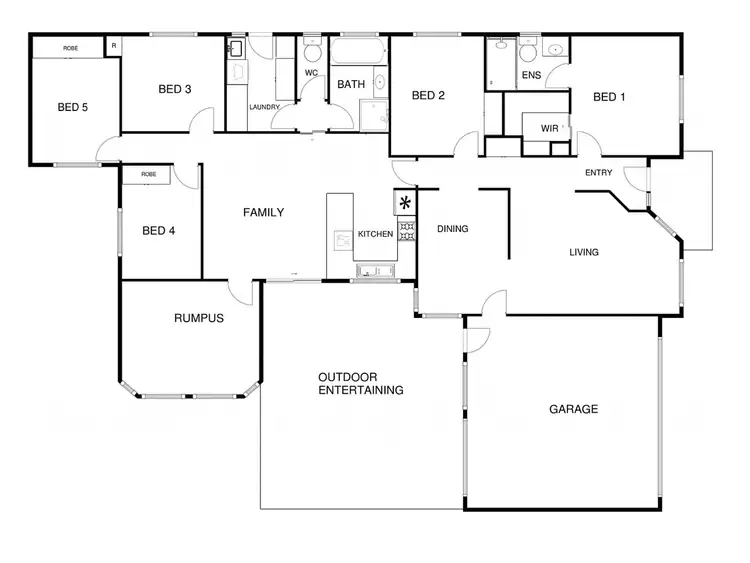Floorplan of Homely house listing, 42 Tarrant Crescent, Dunlop ACT 2615