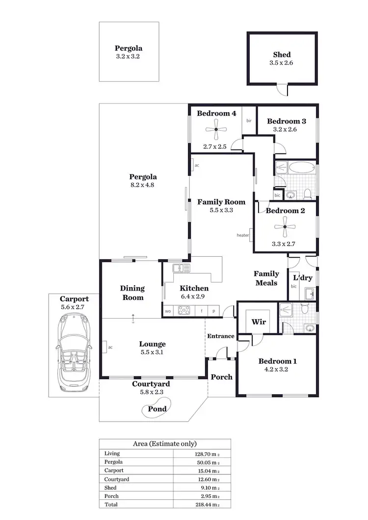 Floorplan of Homely house listing, 35 Lakeview Avenue, West Lakes SA 5021