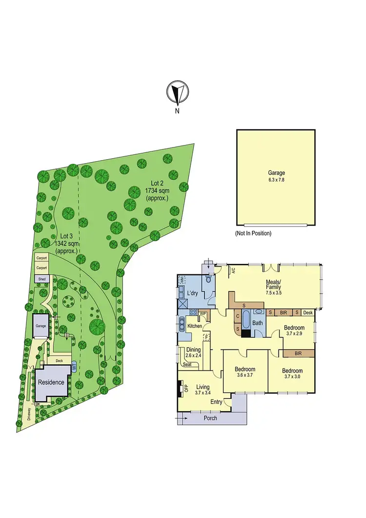 Floorplan of Homely land listing, 154 Main Road, Lower Plenty VIC 3093