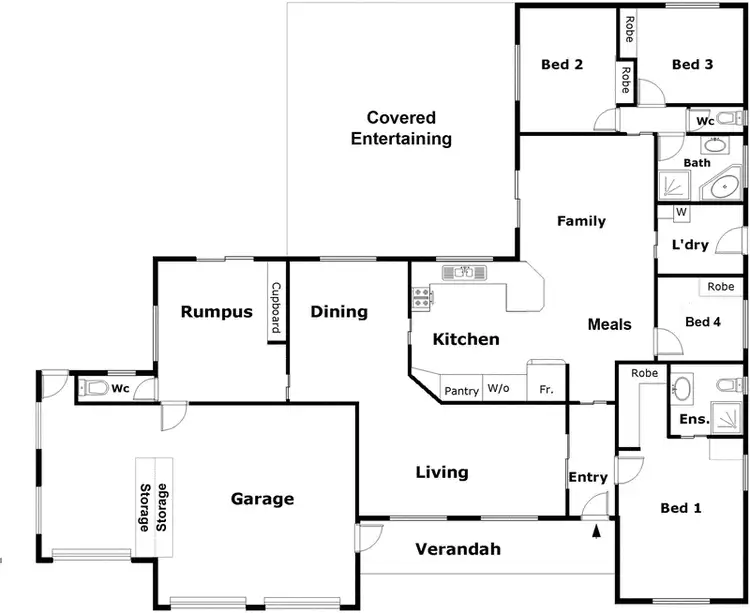 Floorplan of Homely house listing, 24 Kater Close, Macarthur ACT 2904