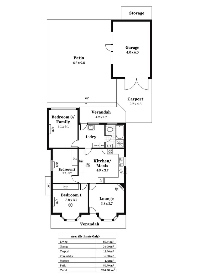 Floorplan of Homely house listing, 4 Henry Street, Clarence Park SA 5034
