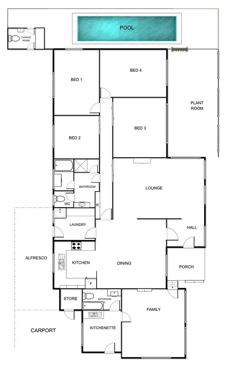 Floorplan of Homely house listing, 22 Antares Crescent, Giralang ACT 2617