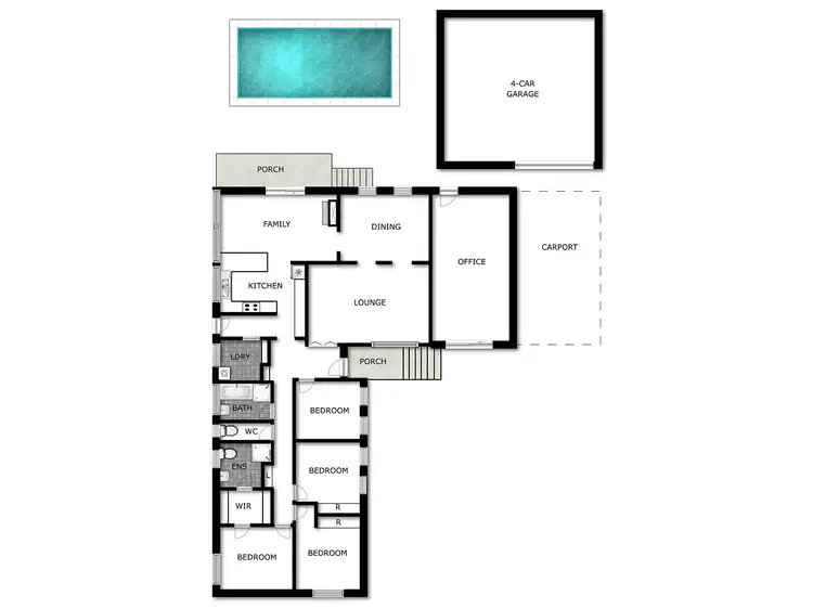 Floorplan of Homely house listing, 23 Percival Street, Holder ACT 2611