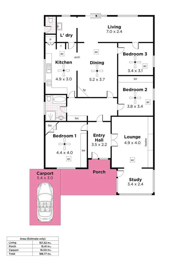 Floorplan of Homely house listing, 75 Kintore Street, Mile End SA 5031
