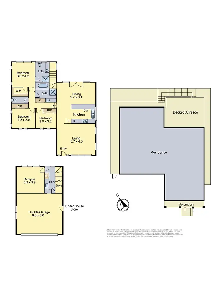 Floorplan of Homely townhouse listing, 3/24 Dering Street, Diamond Creek VIC 3089