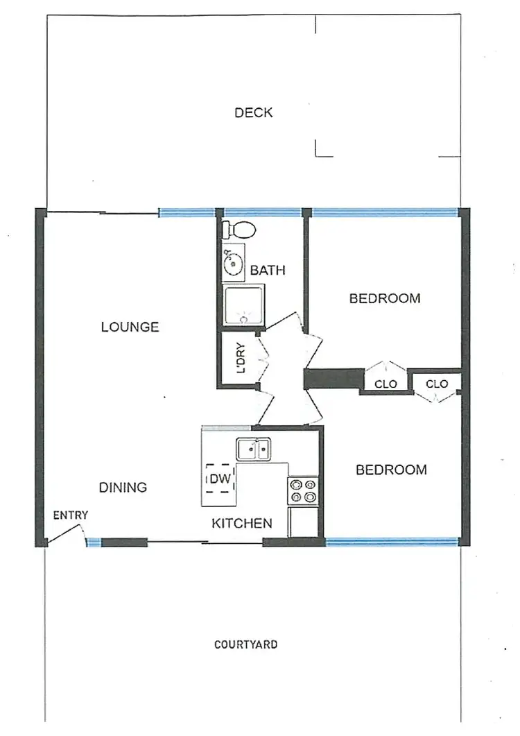 Floorplan of Homely townhouse listing, 39 McNamara Street, Pearce ACT 2607