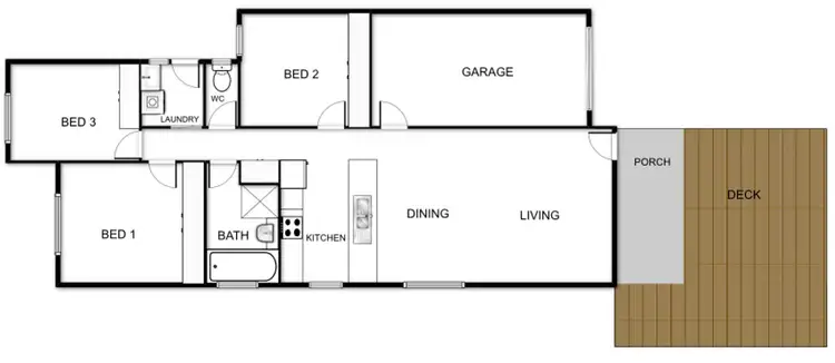 Floorplan of Homely house listing, 9 Rag Holmes Street, Macgregor ACT 2615