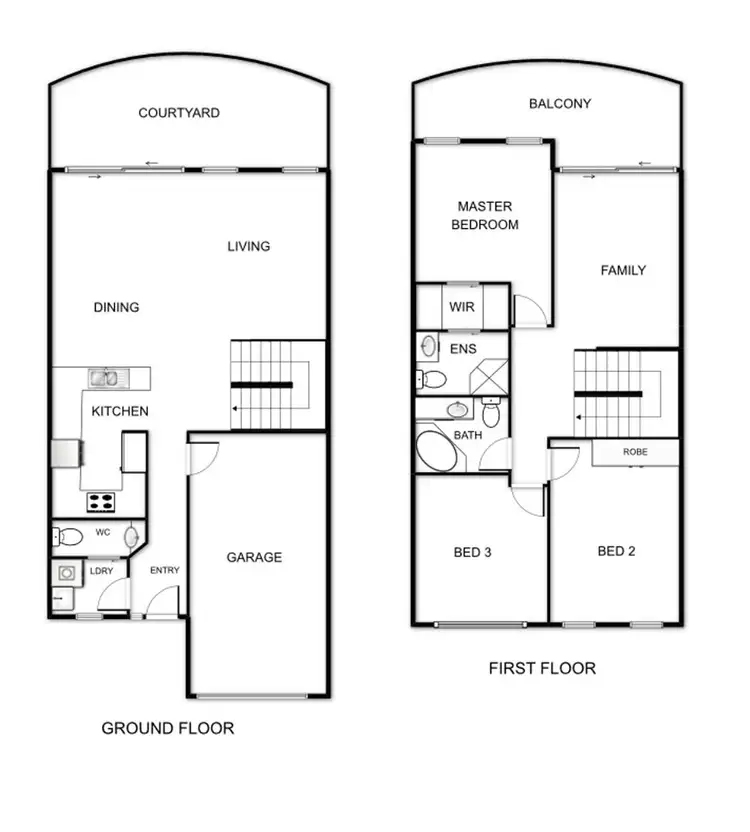 Floorplan of Homely townhouse listing, 13/11 Flack Street, Holt ACT 2615