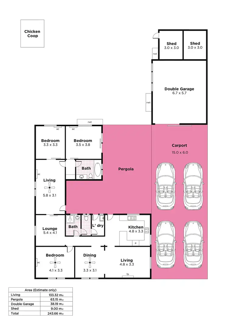 Floorplan of Homely house listing, 32 Aver Avenue, Daw Park SA 5041