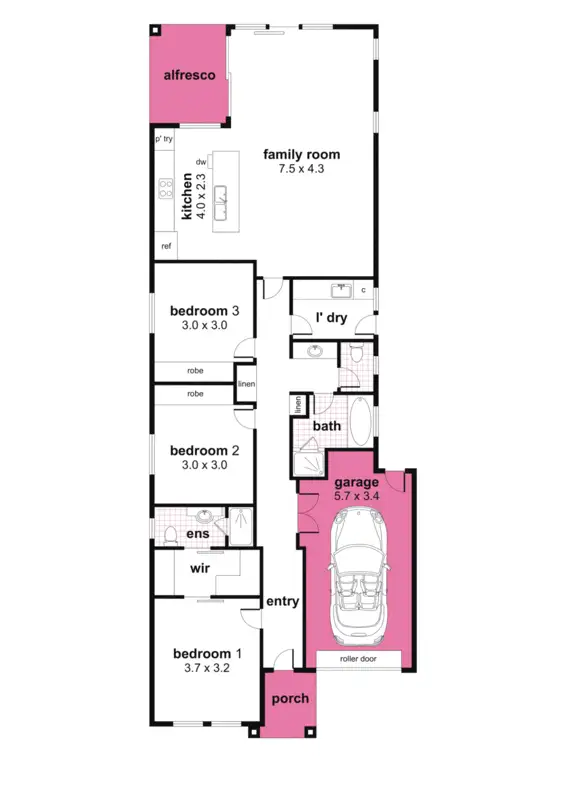 Floorplan of Homely house listing, 15b Nalpa Street, Pooraka SA 5095