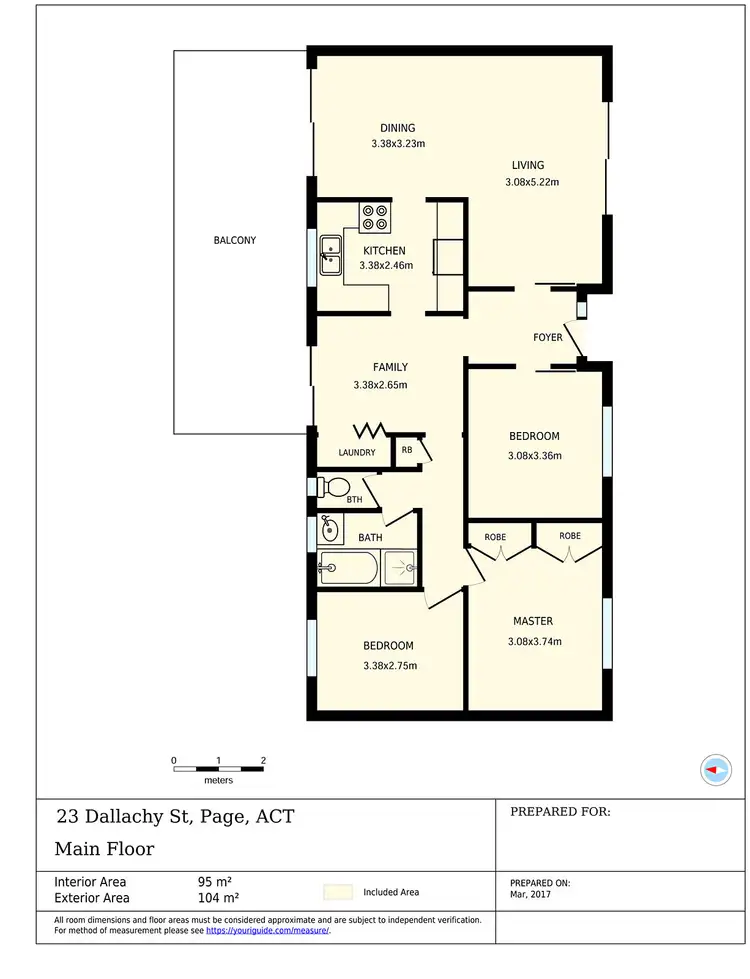 Floorplan of Homely house listing, 23 Dallachy Street, Page ACT 2614