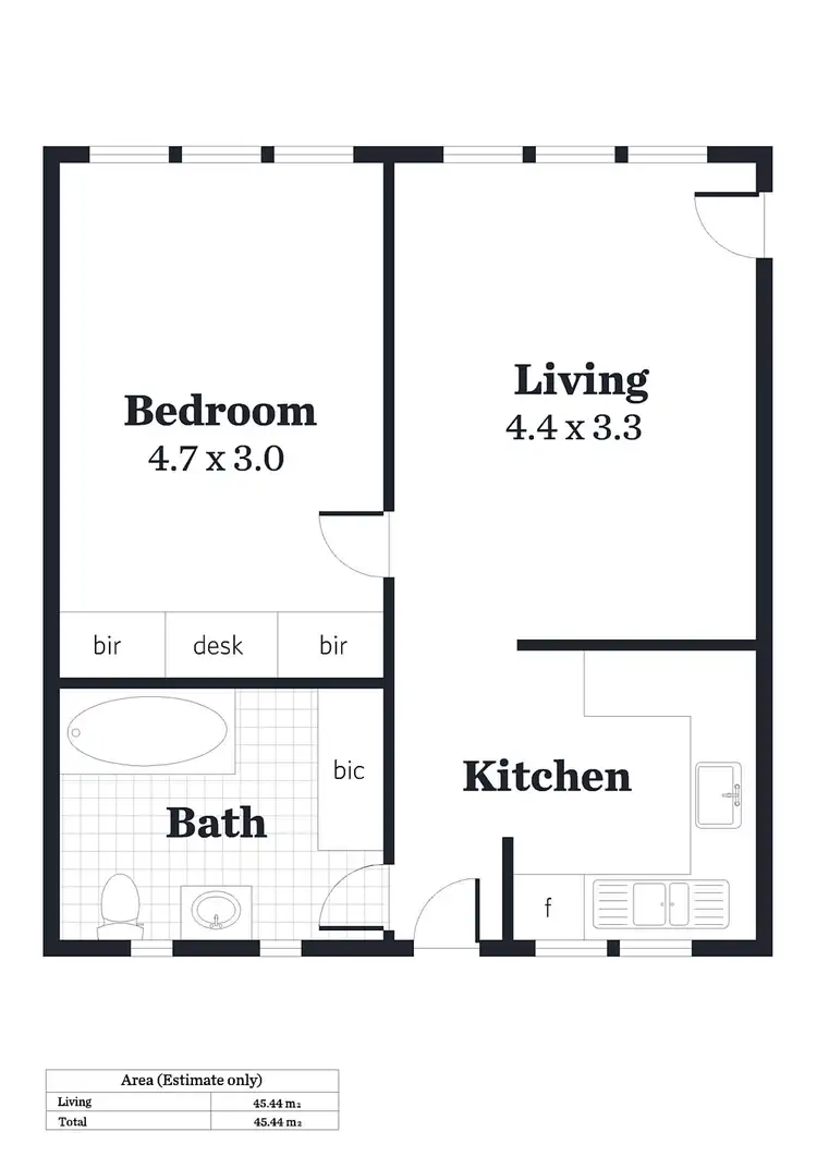 Floorplan of Homely unit listing, 3/14 Henry Street, Plympton SA 5038