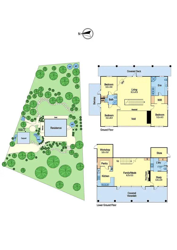 Floorplan of Homely house listing, 44 Stony Creek Road, North Warrandyte VIC 3113