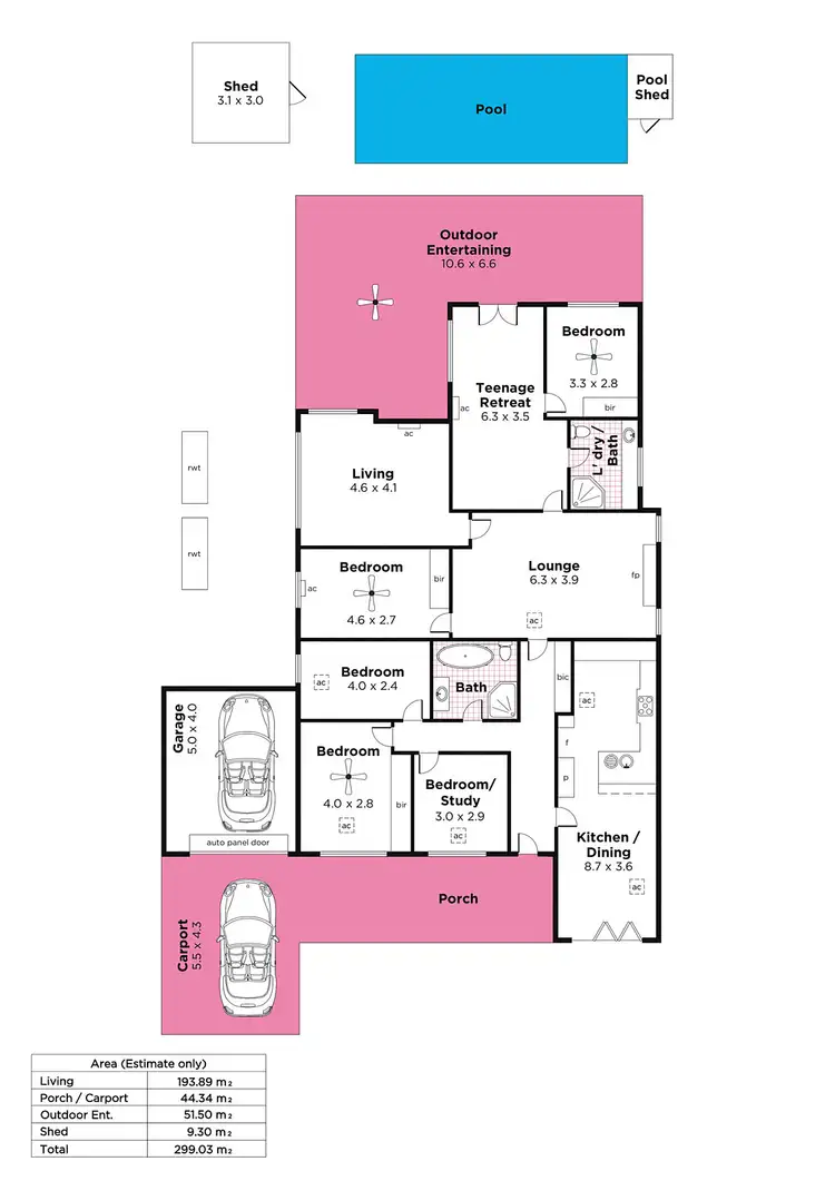 Floorplan of Homely house listing, 85 Beach Street, Grange SA 5022