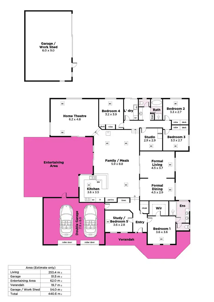 Floorplan of Homely house listing, 149 Burnbank Way, Mount Barker SA 5251