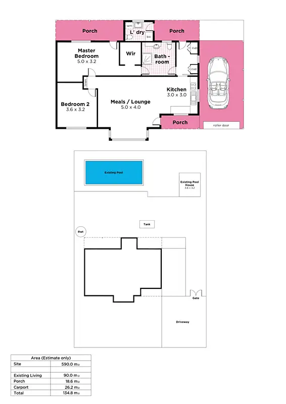 Floorplan of Homely house listing, 17 South Terrace, Port Hughes SA 5558