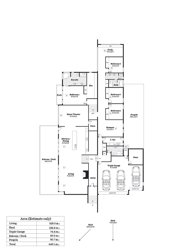 Floorplan of Homely house listing, 18 Elborough Avenue, Uraidla SA 5142