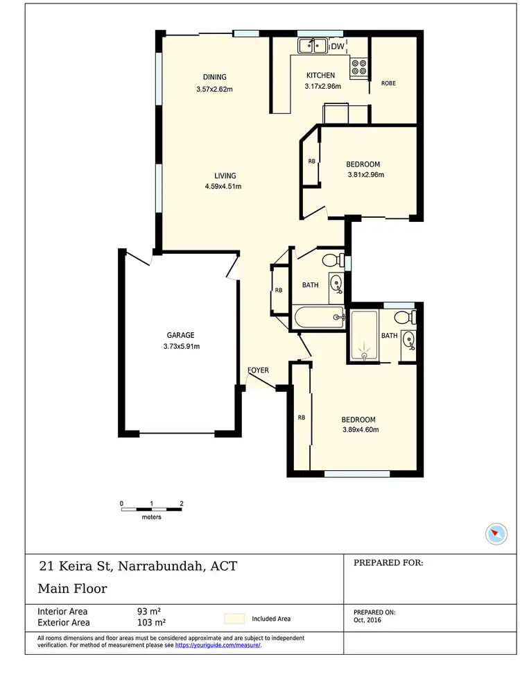 Floorplan of Homely townhouse listing, 4/21 Keira Street, Narrabundah ACT 2604
