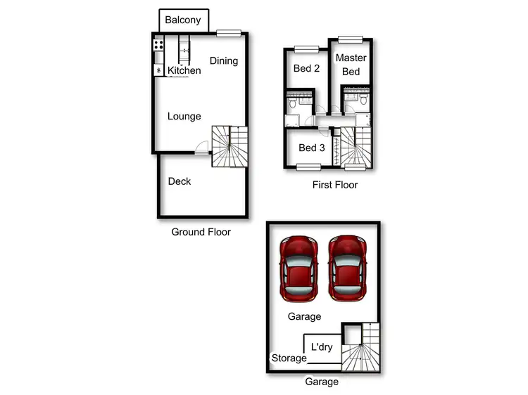 Floorplan of Homely townhouse listing, 60/41 Philip Hodgins Street, Wright ACT 2611