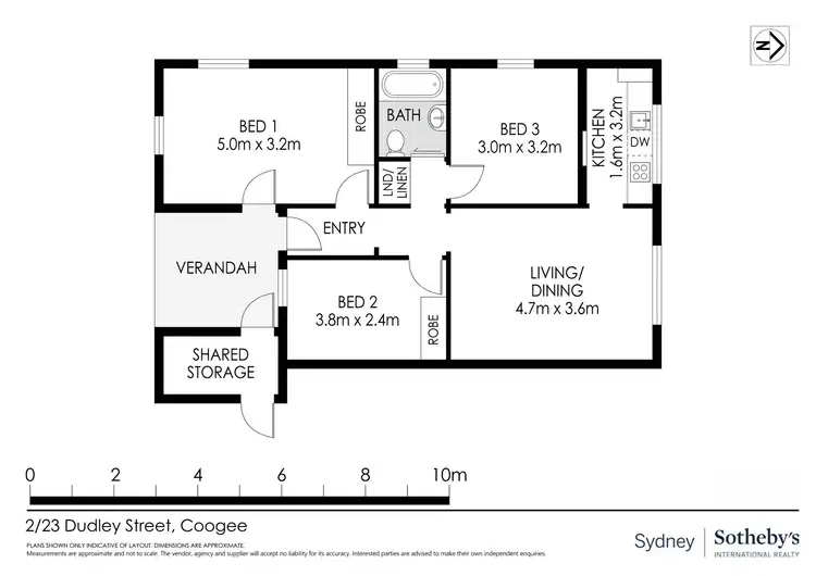 Floorplan of Homely apartment listing, 2/23 Dudley Street, Coogee NSW 2034
