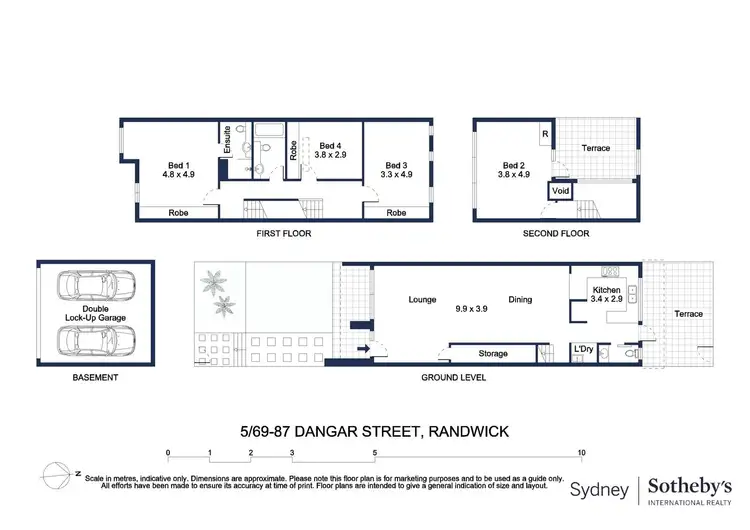Floorplan of Homely townhouse listing, 5/69-87 Dangar Street, Randwick NSW 2031