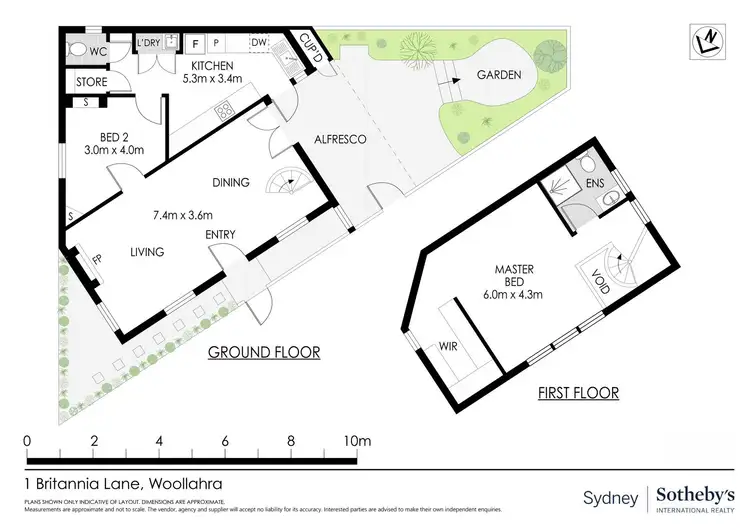 Floorplan of Homely house listing, 1 Britannia Lane, Woollahra NSW 2025