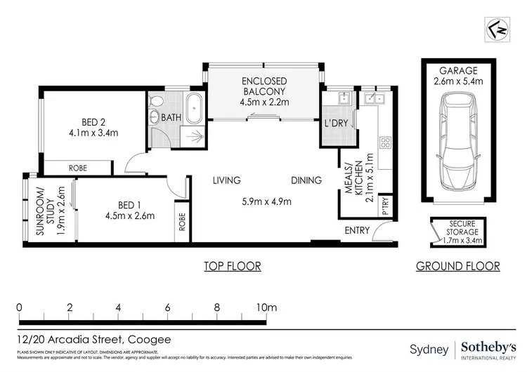 Floorplan of Homely apartment listing, 12/20 Arcadia Street, Coogee NSW 2034