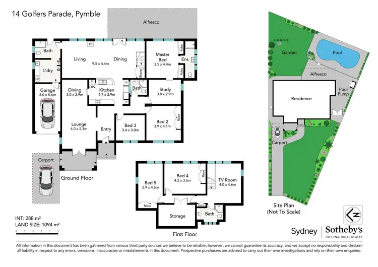 Floorplan of Homely house listing, 14 Golfers Parade, Pymble NSW 2073