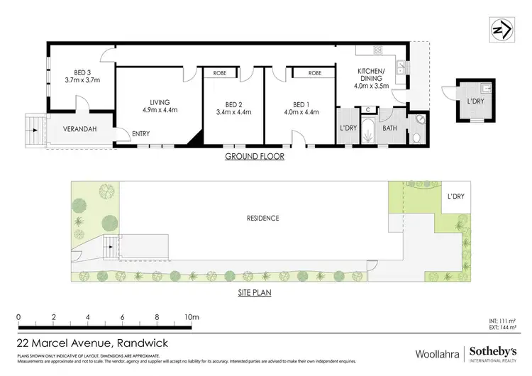 Floorplan of Homely house listing, 22 Marcel Avenue, Randwick NSW 2031