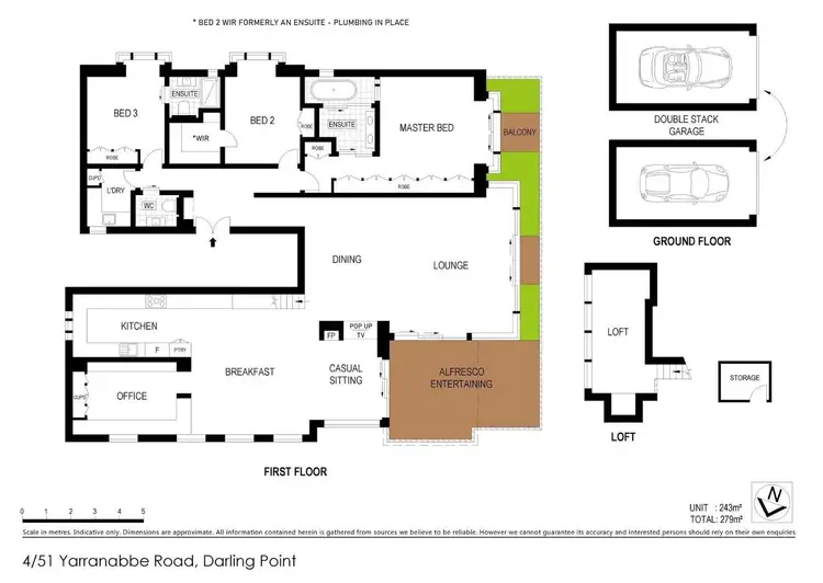 Floorplan of Homely apartment listing, 4/51 Yarranabbe Road, Darling Point NSW 2027