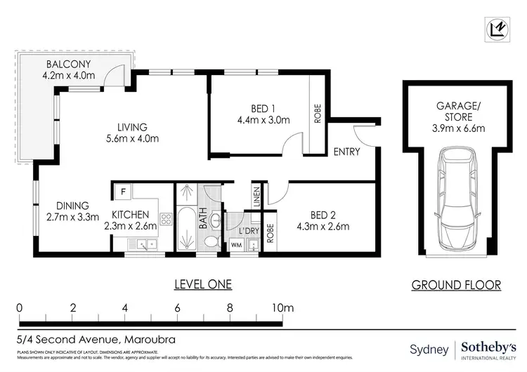 Floorplan of Homely apartment listing, 5/4 Second Avenue, Maroubra NSW 2035
