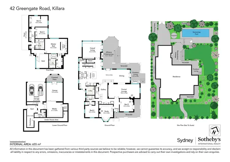 Floorplan of Homely house listing, 42 Greengate Road, Killara NSW 2071