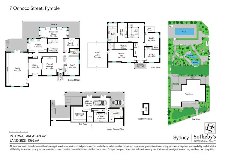 Floorplan of Homely house listing, 7 Orinoco Street, Pymble NSW 2073