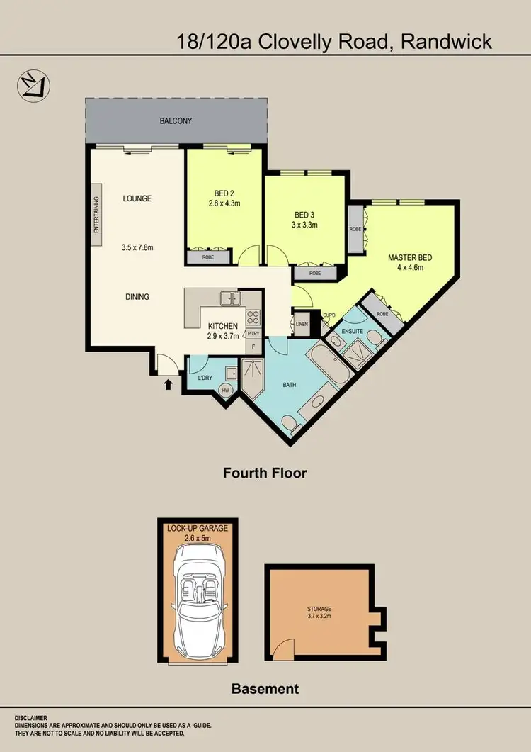 Floorplan of Homely apartment listing, 18/120A Clovelly Road, Randwick NSW 2031