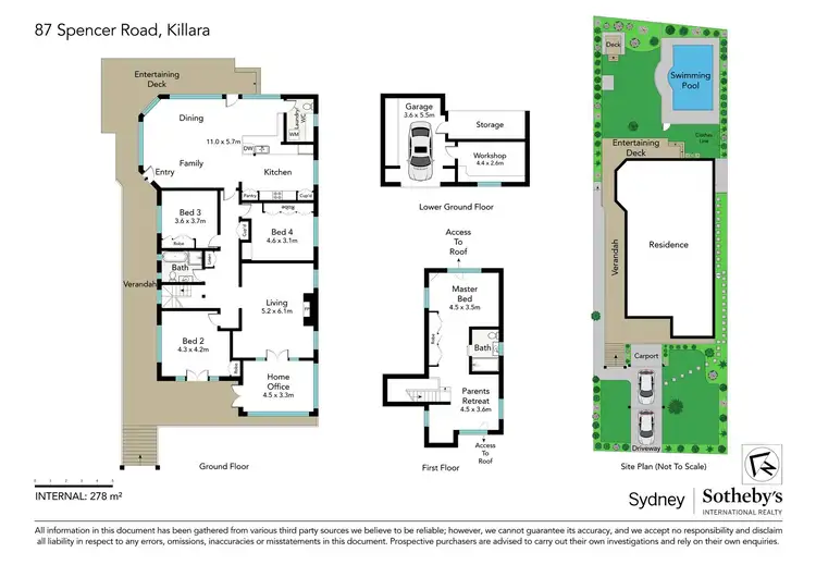 Floorplan of Homely house listing, 87 Spencer Road, Killara NSW 2071