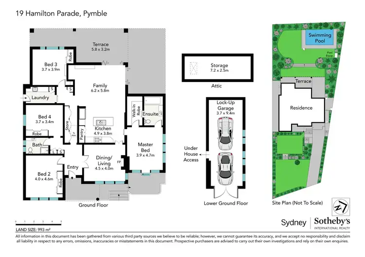 Floorplan of Homely house listing, 19 Hamilton Parade, Pymble NSW 2073